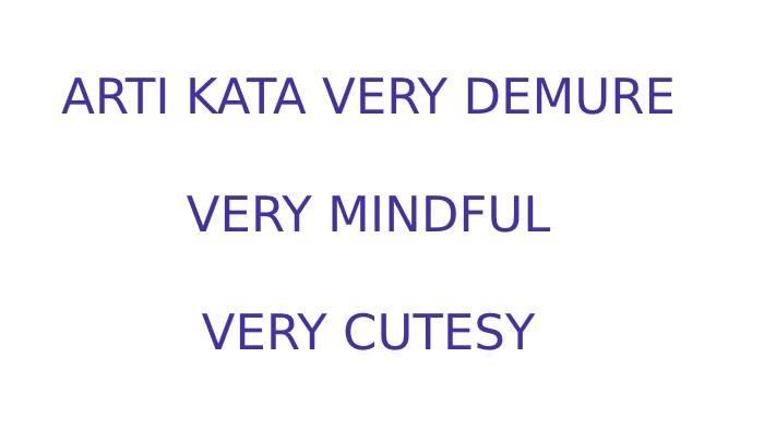 llustrasi arti kata very demure very mindful very cutesy.