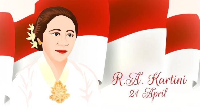 llustrasi kumpulan kata-kata mutiara ucapan selamat Hari Kartini.