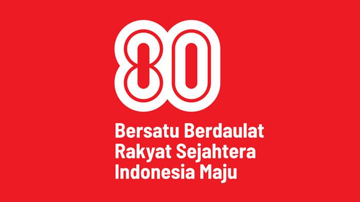 LOGO HUT KE 80 RI - Desain logo HUT Ke-80 RI. Hari Kemerdekaan diperingati 17 Agustus 2025.