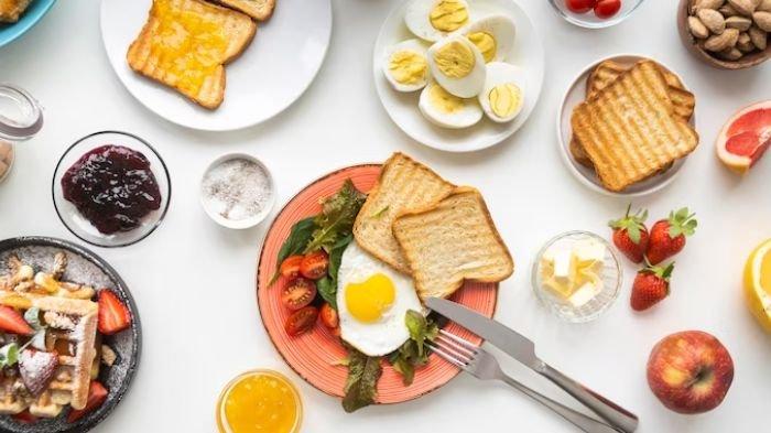 Ilustrasi mengatur porsi makan untuk menu diet.