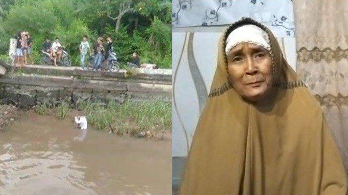 TUTUP PINTU MAAF - Suwarni (65) nenek TRR saat ditemui di kediamannya di Kecamatan Jakabaring, Palembang, Selasa (20/5/2025). Suwarni mengaku sangat sakit hati melihat cucunya yang masih SMP menjadi korban bully diceburkan ke sungai oleh sekelompok pemuda.
