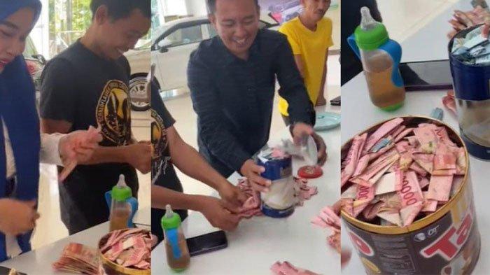 Pasutri asal Kolaka, Sultra, beli Fortuner dari uang yang ditabung di kaleng biskuit
