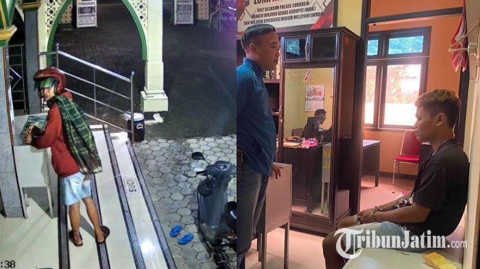 Unit reskrim Polsek Sukorejo Ponorogo telah menangkap Hariono alias Petot yang merupakan pelaku pencurian kotak amal di Masjid Goa Hiro Ponorogo.