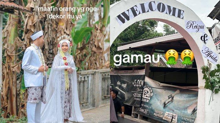 Pengantin kecewa saat lihat dekorasi pernikahan seharga Rp 9 juta.