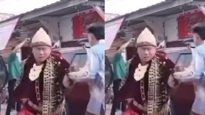 PEMBACOKAN JELANG NIKAH - Tangkapan layar video pembacokan yang dialami pengantin di Palembang, Sumatera Selatan, Minggu (11/5/2025). Korban berakhir dilarikan ke rumah sakit dan menikah di sana.