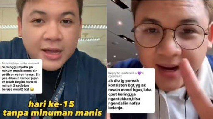 Perjuangan Bili dalam menjalani tantangan tidak mengkonsumsi minuman manis selama 30 hari