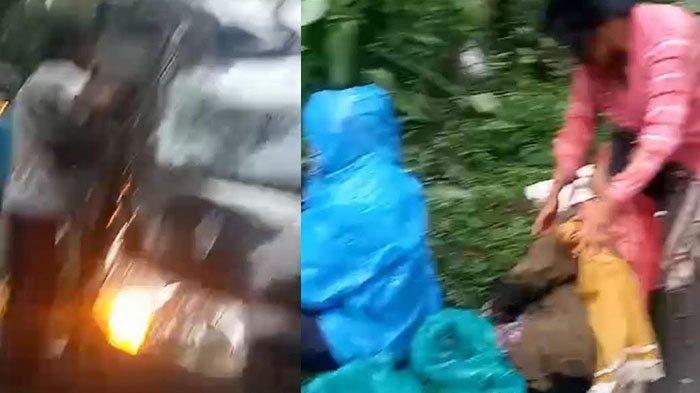 Pickup yang mengangkut pekerja kopi mengalami kecelakaan di jalanan Ijen, tepatnya di Desa Sukorejo, Kecamatan Sumberwringin, Bondowoso, Minggu (19/1/2025).