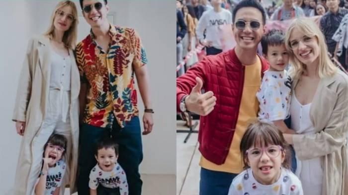 Potret kebersamaan Daniel Mananta bersama istri bule dan kedua buah hatinya.