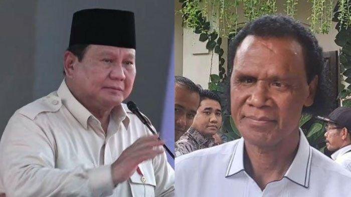 HERCULES MINTA MAAF -  Ketua Umum GRIB Jaya, Hercules (foto kanan) minta maaf setelah dengar amarah Prabowo. Sang Presiden Ke-8 RI (foto kiri) tegas bakal bubarkan ormas yang menyengsarakan masyarakat.