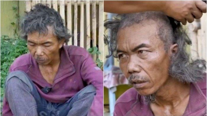 Enuh, pria lulusan ITB yang menjadi ODGJ viral di media sosial.