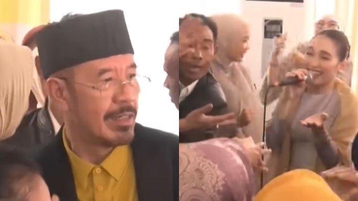 Reaksi Dharsyi Akib ayah Muhammad Fardhana lihat Ayu Ting Ting disawer