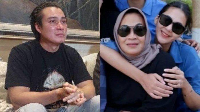 DOAKAN - Lina Verhoeven, ibunda Paula (kanan) mendoakan anaknya dan kedua cucunya terlindungi. Adapun hak asuh anak jatuh ke tangan Baim Wong, Rabu (25/6/2025).