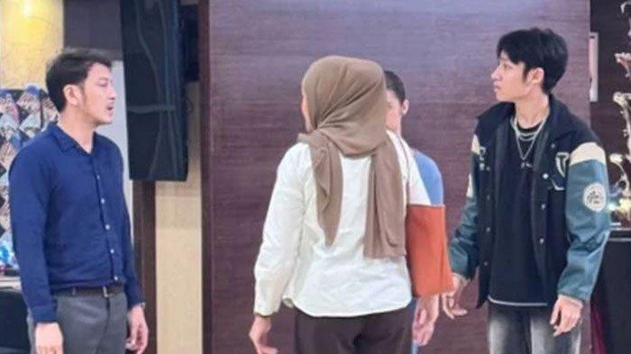 KLARIFIKASI - Tangkapan layar aktor Kiesha Alvaro saat bersama Dimas Anggara. Pihak rumah produksi buka suara terkait Dimas tampar Kiesha, Rabu (25/6/2025).