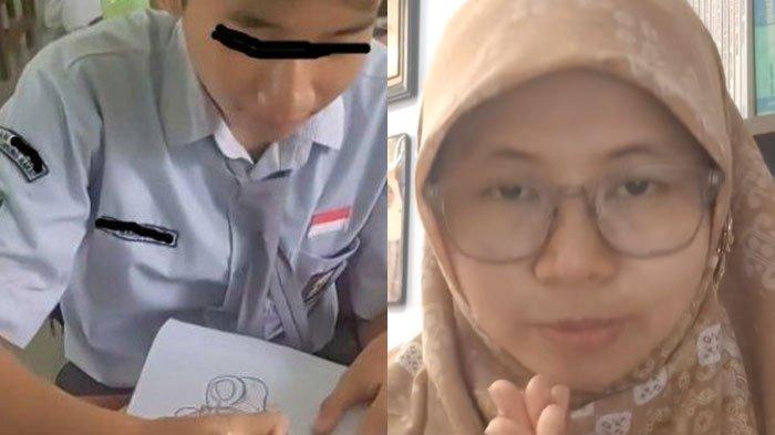 GURU MINTA MAAF - Siswa SMA di Kabupaten Bandung Barat, Jawa Barat mendapat tugas menggambar organ reproduksi dari gurunya. Sang guru biologi kini minta maaf atas konten tersebut.