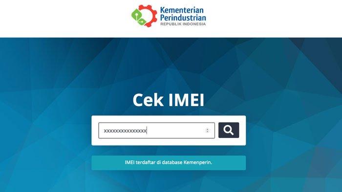 Situs cek IMEI Kemenperin
