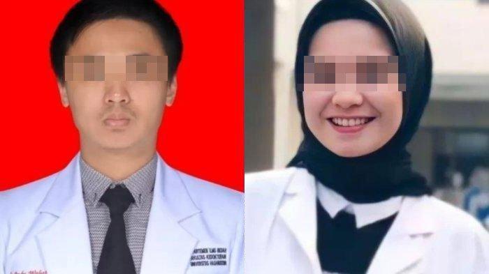 Istri perwira polisi (kanan) selingkuh dengan mahasiswa (kiri) ramai disoroti. Keduanya menjalin hubungan terlarang saat Iptu AH menjalani pendidikan perwira polisi.