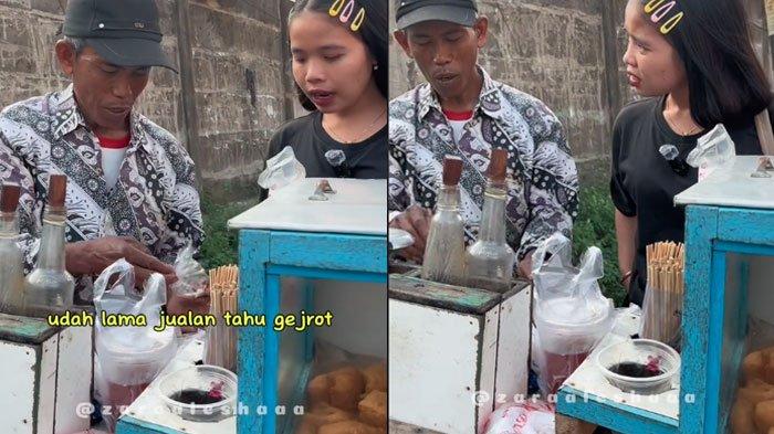 Sosok penjual tahu gejrot selalu beri harga murah, suka berbagi dagangan ke tetangga