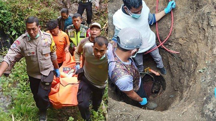 MAYAT WANITA DICOR - Mayat Ayuni ditemukan di kebun kopi, di Bener Meriah, Kamis (30/1/2025), dalam kondisi dikubur dengan menggunakan drum dan dicor menggunakan semen. Ayuni dibunuh suaminya sendiri.