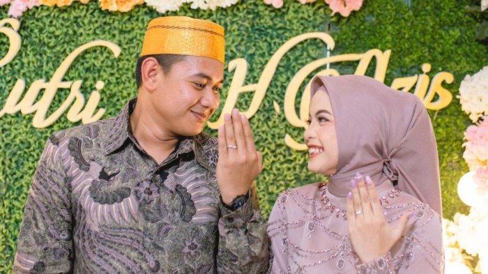 Potret Putri Isnari bersama suaminya, Abdul Azis.