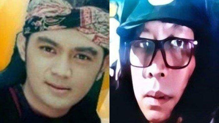 Gimbal (kanan), terduga pelaku pembunuhan aktor Sandy Permana. Tabiat dikuak istri korban.