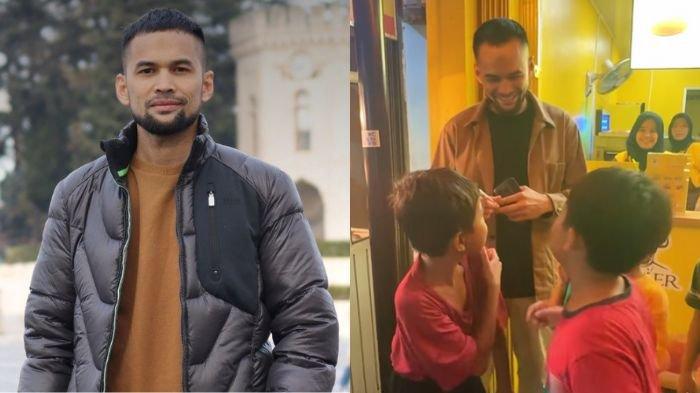 DIKIRA CALVIN VERDONK - Momen lucu terjadi pada Teuku Wisnu sepulang salat tarawih di masjid. Dia tetiba dikerubungi anak-anak yang ingin foto bareng. Usut punya usut, mereka mengirai suami Shireen Sungkar ini sebagai Calvin Verdonk, pemain sepak bola.