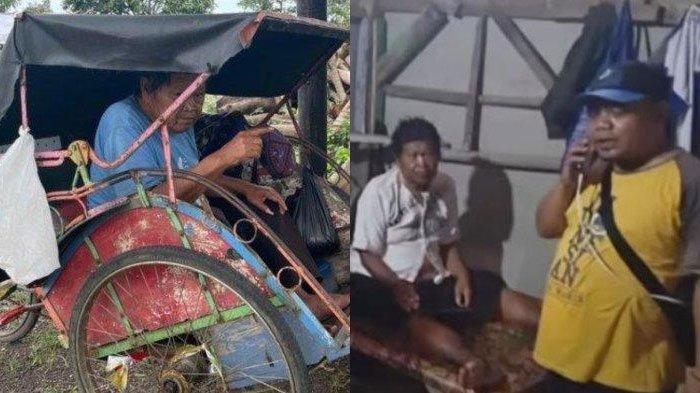 Kisah tukang becak ditelantarkan keluarganya viral di media sosial. Ia terpaksa tidur di becaknya selama dua bulan.