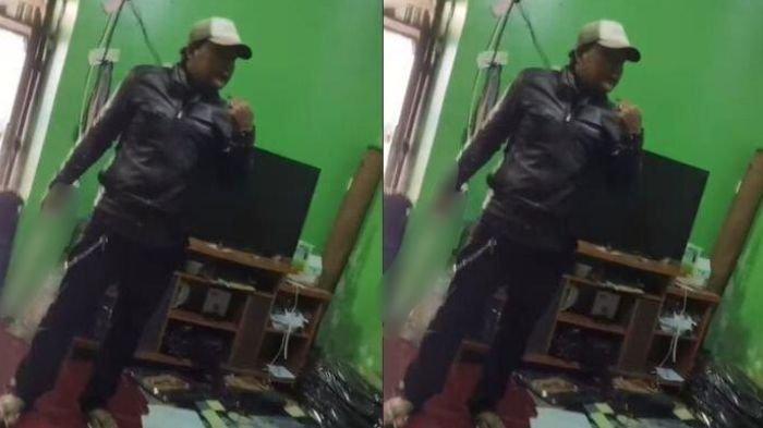 NGAMUK MINTA THR - Sebuah video memperlihatkan aksi pria membawa golok saat meminta THR di Soreang, Kabupaten Bandung, beredar viral di media sosial.