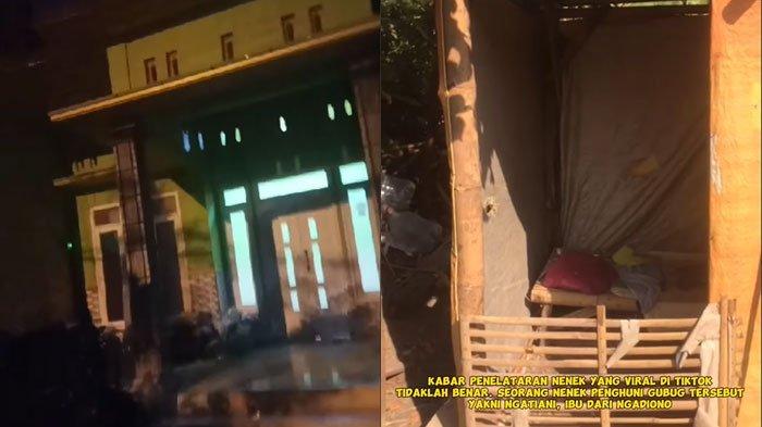 Viral Mbah Ngatiani disebut ditelantarkan di gubuk depan halaman rumah anaknya di Mojokerto