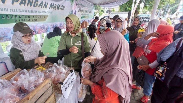 Lokasi 5 Gerakan Pangan Murah Ramadhan di Kediri, Warga Serbu Tempurejo