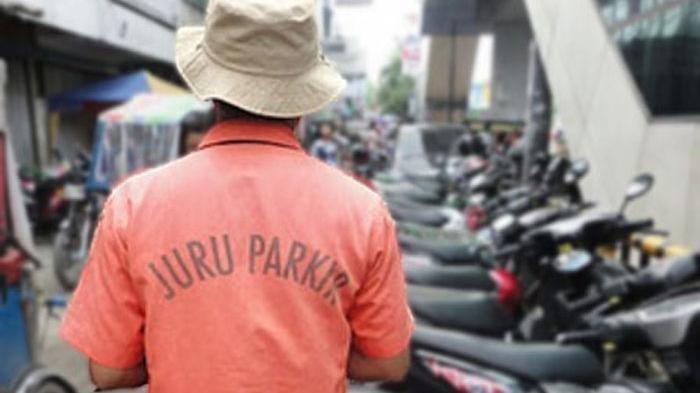 Ilustrasi juru parkir alias jukir.