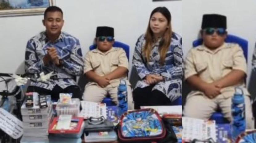 Nasib Rafael Bocah yang Cosplay Prabowo saat Karnaval 17 Agustusan, Kaget Malah Diberi Kado