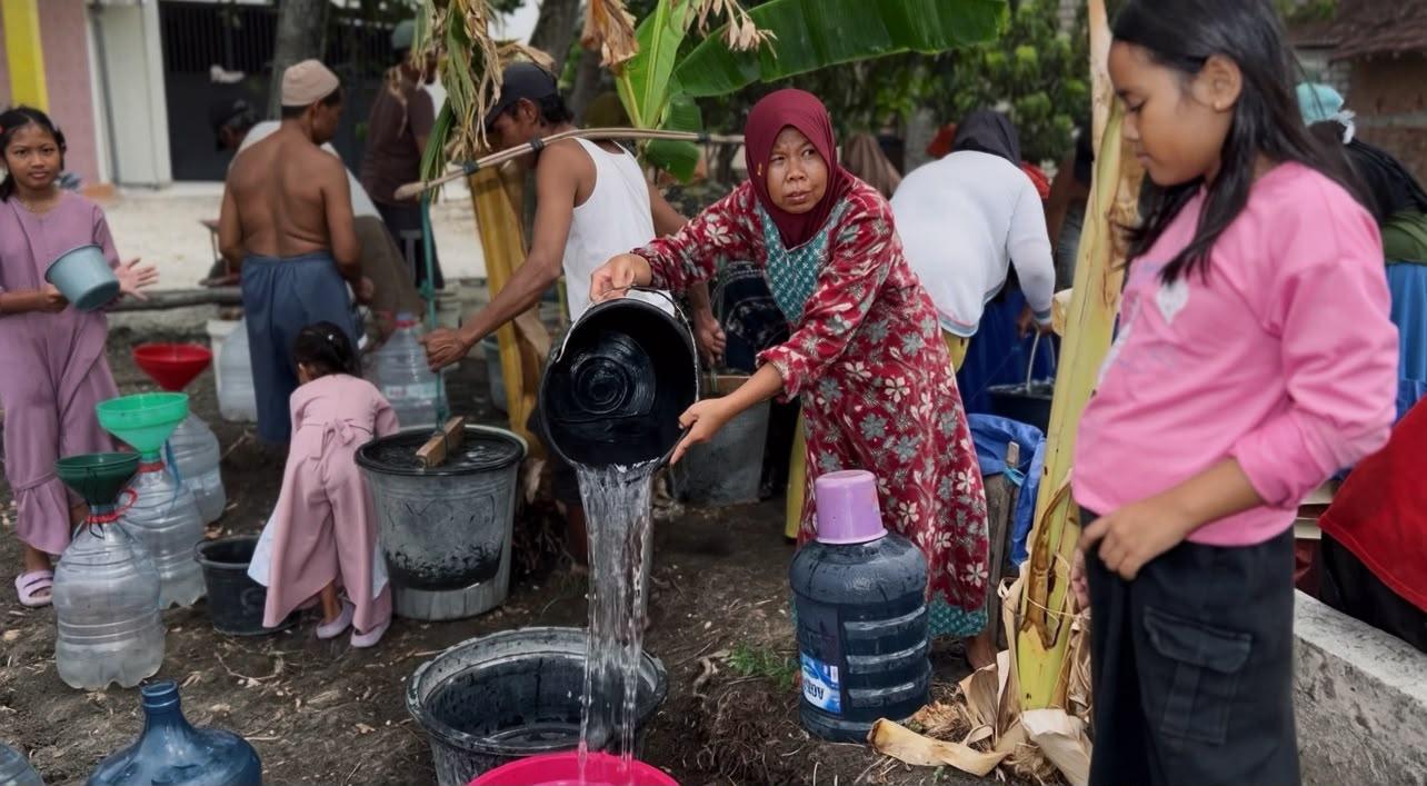Aksi Nyata Lapas Bojonegoro Kirim Ribuan Liter Air Bersih Atasi Kekeringan