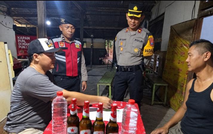 Operasi Gabungan Lamongan Sikat Ratusan Miras dan Knalpot Brong