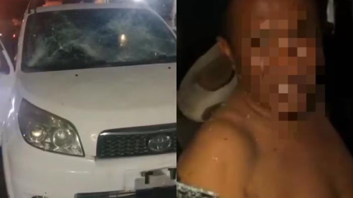 Amuk Warga Pecah: Mobil Perwira TNI Dirusak Usai Tabrak Lari