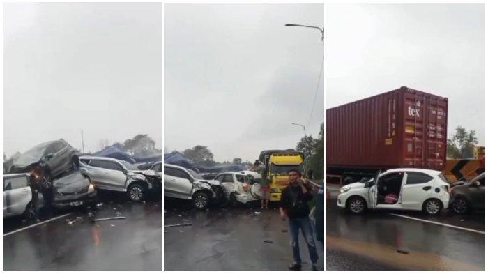 10 Kendaraan Terlibat Kecelakaan Beruntun di Tol Purbaleunyi, Banyak Korban Terjepit