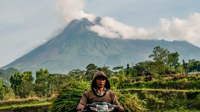 Foto Gunung Merapi 28 Oktober 2021.