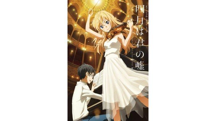 Poster Anime Your Lie in April (Shigatsu wa Kimi no Uso).