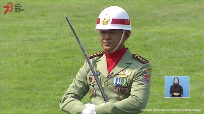 Kolonel Arm Joko Setiyo Kurniawan didapuk sebagai komandan upacara HUT ke-78 Republik Indonesia (RI) di Istana Merdeka, Jakarta.