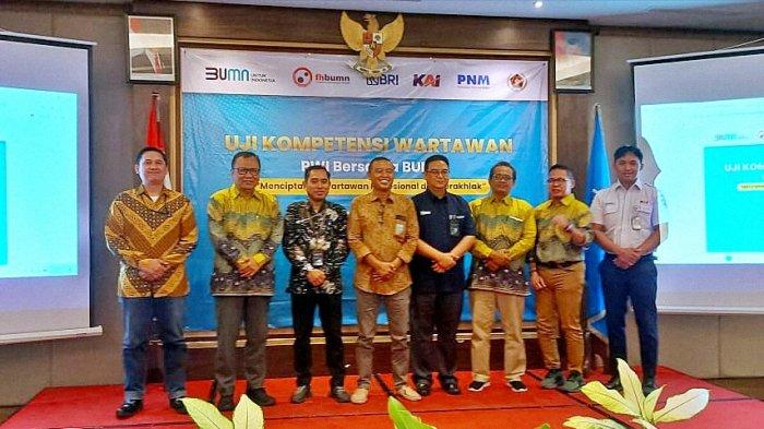 Dokumentasi acara pembukaan Uji Kompetensi Wartawan yang diselenggarakan PWI DIY dengan dukungan BUMN, Forriz Hotel Yogyakarta, Kamis (18/1/2024)