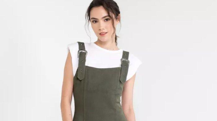 Buckle Overall Dress