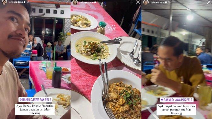 Erina Gudono Ajak Presiden Jokowi Makan di Bakmi Pak Pele, Kenang Waktu Pacaran sama Kaesang Pangarep