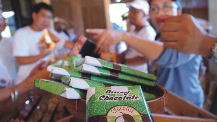 Produk olahan cokelat di Griya Cokelat Nglanggeran