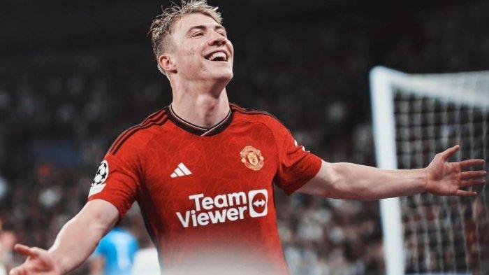 Rasmus Hojlund tampil gemilang dengan mencetak brace ke gawang Copenhagen, sayang dua gol bomber Denmark ini gagal selamatkan MU dari kekalahan di Parken