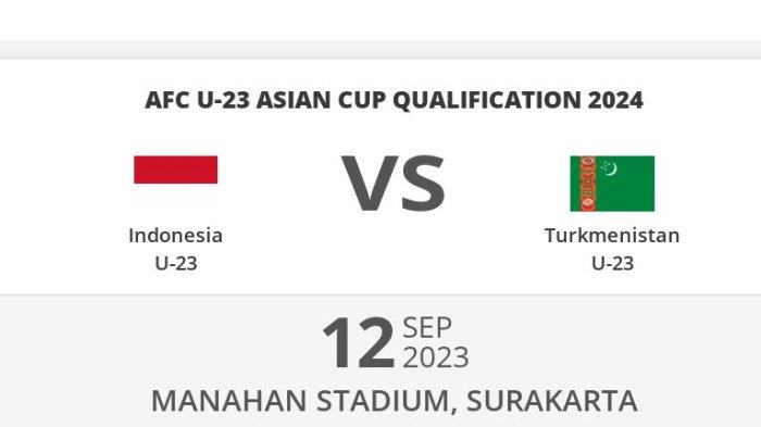 Jam Tayang Live Streaming Rcti Plus Timnas Indonesia Vs Turkmenistan