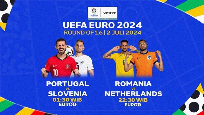 Jadwal Euro 2024 Selanjutnya Selasa 2 Juli 2024 Rabu 3 Juli 2024