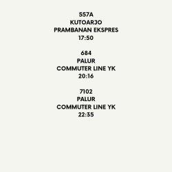 Jadwal KRL Jogja Solo