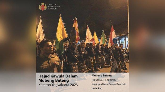 Jadwal Mubeng Beteng 2023 Kraton Jogja