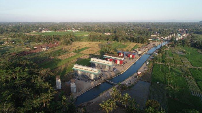 Progres kontruksi pembangunan proyek jalan tol Jogja - Bawen
