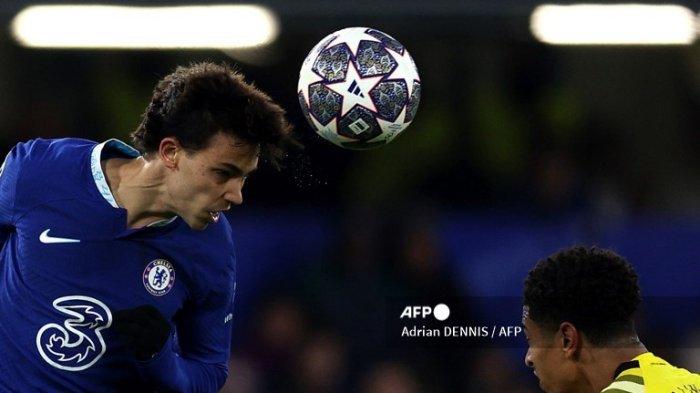 Joao Felix vs Jude Bellingham di babak 16 besar Liga Champions antara Chelsea vs Borrusia Dortmund di Stamford Bridge di London pada 7 Maret 2023.