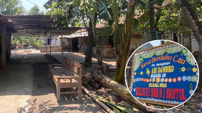 Suasana di kediaman korban AS di Padukuhan Jetis Sumuran, Kalurahan Palbapang, Kapanewon Bantul, Kabupaten Bantul, Kamis (5/10/2023).